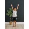 Kids Ronnie Short Sleeve Tee Cargo Short Set - Olive + Scout - 3 of 4