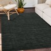 Washable Modern Solid Rug Non Slip Low Pile Rug Soft Contemporary Throw Floor Cover Foldable Indoor Carpet for Living Room Bedroom Playroom Nursery - 4 of 4