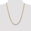 Black Bow Jewelry 10k Yellow Gold 4.5mm Solid Concave Anchor Chain Necklace - 2 of 4