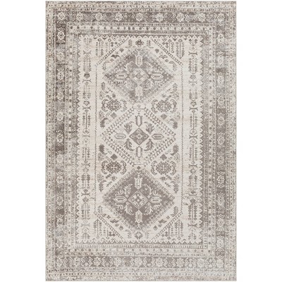 Livabliss 7'10"x10' Lavadora Traditional Machine Washable Rug Brown