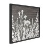Olivia & May 25"x36" Wood Floral Relief Wall Decor: Modern Botanical Art, Vertical Orientation - 3 of 4