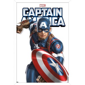 Trends International Marvel Comics - Captain America Feature Series Framed Wall Poster Prints - 1 of 4