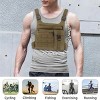 Chest Pack Running Vest with Hydration Bottle Holder, Reflective Lightweight Sports Chest Bag for Men Women Jogging Cycling Hiking - 3 of 4