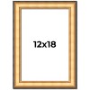 PosterPalooza | Traditional Gold Picture Frame - UV Acrylic, Foam Board Backing, Hanging Hardware - 2 of 4