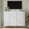 Acekool 5-Drawer Modern Dresser with Gold Handles, Large Storage Chest for Bedroom, Living Room, Hallway Organizer - 3 of 4
