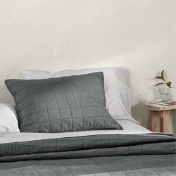 Eyelet Euro Sham - White (Euro) : Target