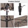 GustoWave Outdoor 15FT Double-Sided Patio Umbrella - 4 of 4