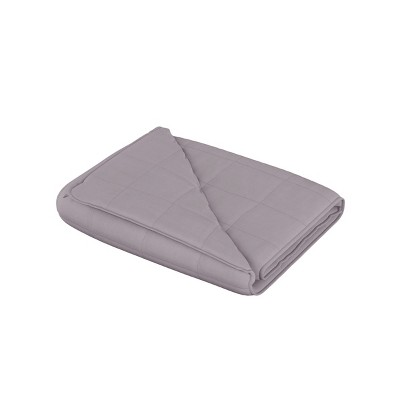 Hastings Home 48" x 72" 15 lb. Weighted Throw Blanket - Gray
