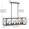 JONATHAN Y Galax 8-Light Adjustable Iron Farmhouse Industrial LED Dimmable Pendant - 3 of 4
