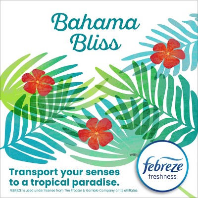 Glad ForceFlex MaxStrength Bahama Bliss Drawstring Trash Bags - Febreze Freshness - 4gal - 34ct