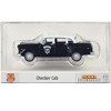 1974 Checker Cab Black and White "Tallahasse" 1/87 (HO) Scale Model Car by Brekina - 3 of 3