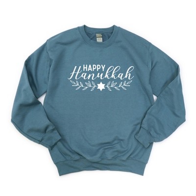 Simply Sage Market Women's Graphic Sweatshirt Happy Hanukkah