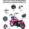 Electric Motorcycle for Kids, 24V 250W Kids Electric Dirt Bike, Two Speed Max Up to 14MPH & 60 Minutes Continuous, with Led Lights - 2 of 4