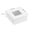 Unique Bargains Paper Sturdy Construction Soap Box with PVC Window 40 Pcs - 2 of 4