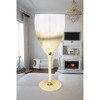 Classic Touch Set of Water Glasses with Gold Ombre Design, 14 oz - 2 of 4