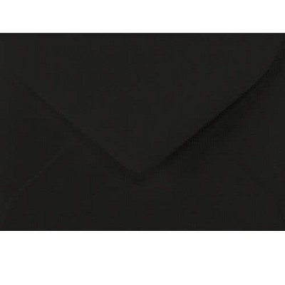LUX #17 Mini Envelopes 2 11/16 x 3 11/16 250/Box Black Linen LEVC-BLI-250