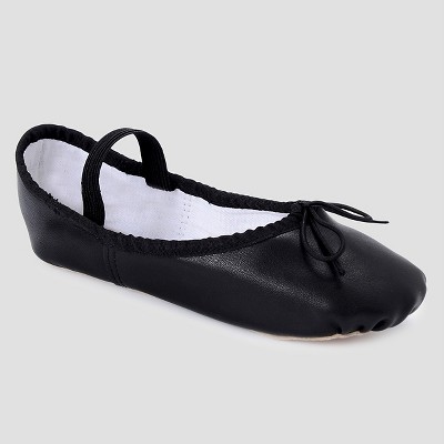 black ballet slippers