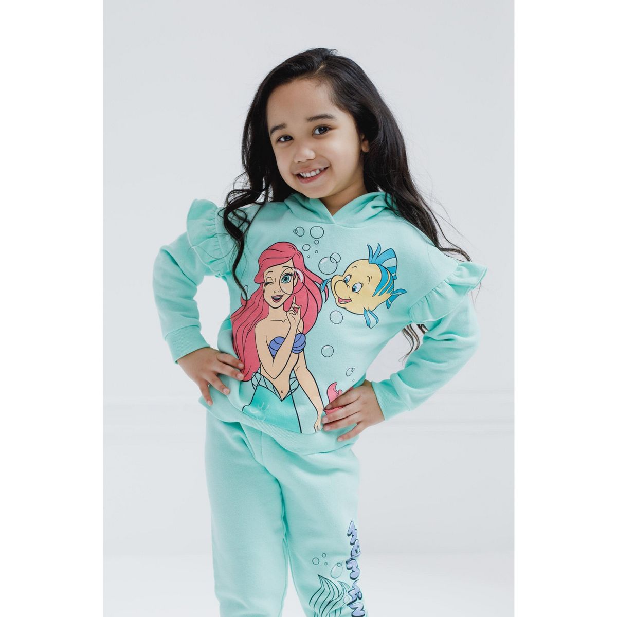 Disney Baby Girls' 2-Piece Fleece Hoodie and Pants Set Infant - thumbnail 3