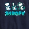 Boys' - Peanuts - Snoopy Graphic Long Sleeve Fleece Sweatshirt - 2 of 4