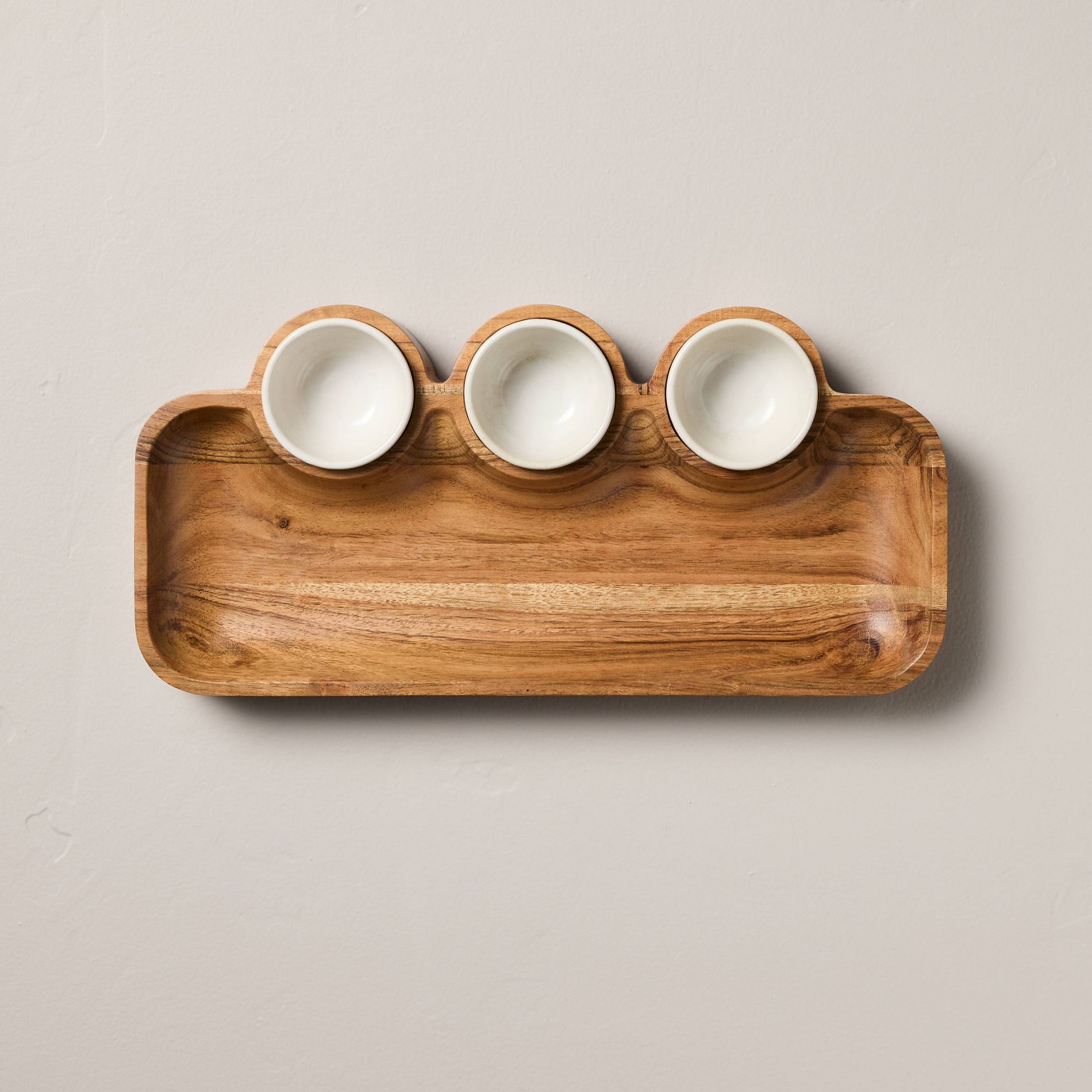Wooden Dip Platter - Hearth & Hand™ with Magnolia
