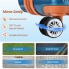 BEAFUP Set of 3  Hardshell Luggage Sets double spinner 8 wheels Suitcase with TSA Lock Lightweight 20''24''28'' - 4 of 4