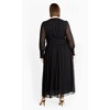 Women's Plus Size Selena Maxi Dress - black | CITY CHIC - 4 of 4
