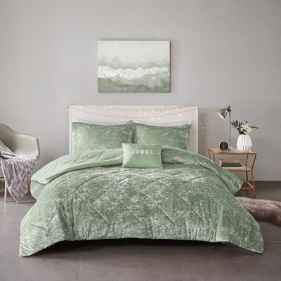 PAGED Comforter Set, Velvet Bedding Comforter Sets, Luxurious Bedding Set with Throw Pillow
