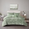 Sapphtopaz Blush Crushed Velvet Comforter Set Duvet Cover Set, Diamond Quilted Bedding Set with Throw Pillows, Machine Washable - 4 of 4