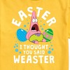 Men's - SpongeBob Squarepants - Easter Weaster Patrick Short Sleeve Graphic T-Shirt - 2 of 4