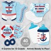 Big Dot of Happiness Ahoy It's a Boy - 4 Baby Shower Games - 10 Cards Each - Gamerific Bundle - 2 of 4