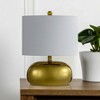JONATHAN Y Calix 20" Mid-Century Glam Ceramic/Iron (Includes LED Light Bulb) Table Lamp Gold - 3 of 4