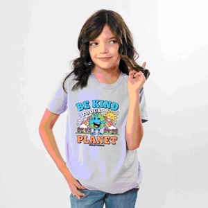 The Juniper Shop SmileyWorld Be Kind To Our Planet Rainbow Youth Short Sleeve Tee - 1 of 4