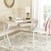 Bryant Computer Desk - FOX2202 - Natural/White - Safavieh Couture - 2 of 4