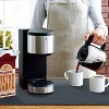 LunaLulinlk Coffee Machine Dish Drying Mats, Quick Drying Dishes, Absorbent Drying Mat for Coffee Machine, Kitchen, Sink, Black, 16X20inch - 4 of 4