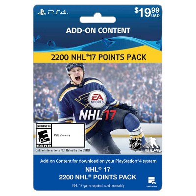 NHL 17: 2200 Points - PlayStation 4 