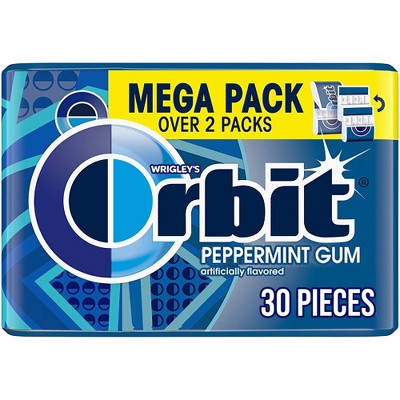 Orbit Gum Peppermint Sugar Free Chewing Gum - 30ct