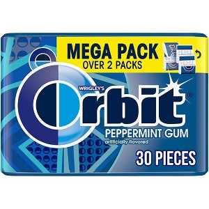 Orbit Gum Peppermint Sugar Free Chewing Gum - 30ct - 1 of 4