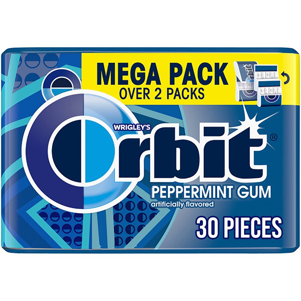 Orbit Gum Peppermint Sugar Free Chewing Gum - 30ct