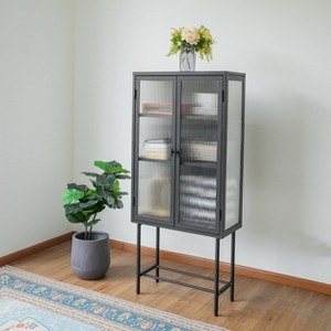 Moda Furnishings 27.68'' Wide 3 - Shelf Storage Cabinet - 1 of 4