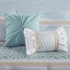 Gracie Mills Glenn Coastal Breeze 5-Piece Seersucker Comforter Ensemble with Coordinating Throw Pillows - 3 of 4