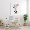 Stupell Industries Pink Peonies Flower Bouquet Glam Fashion Bow, 48" x 36" - 2 of 4