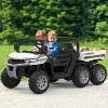 24V Electric Child Ride-On Dumper, 2-Seater 6-Wheel RC Vehicle, ASTM Approved Child Ride-On Toy Vehicle w/ Parental Controls & Music - 3 of 4