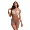 INSPIRE CHIC Slip Shorts for Under Dresses for Women's Seamless High Waist Tummy Control Butt Lifter Thigh Slimmers - 4 of 4