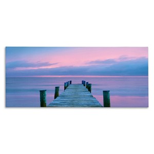 Stupell Industries Dock at Sunset Horizon, 30" x 13" - 1 of 4