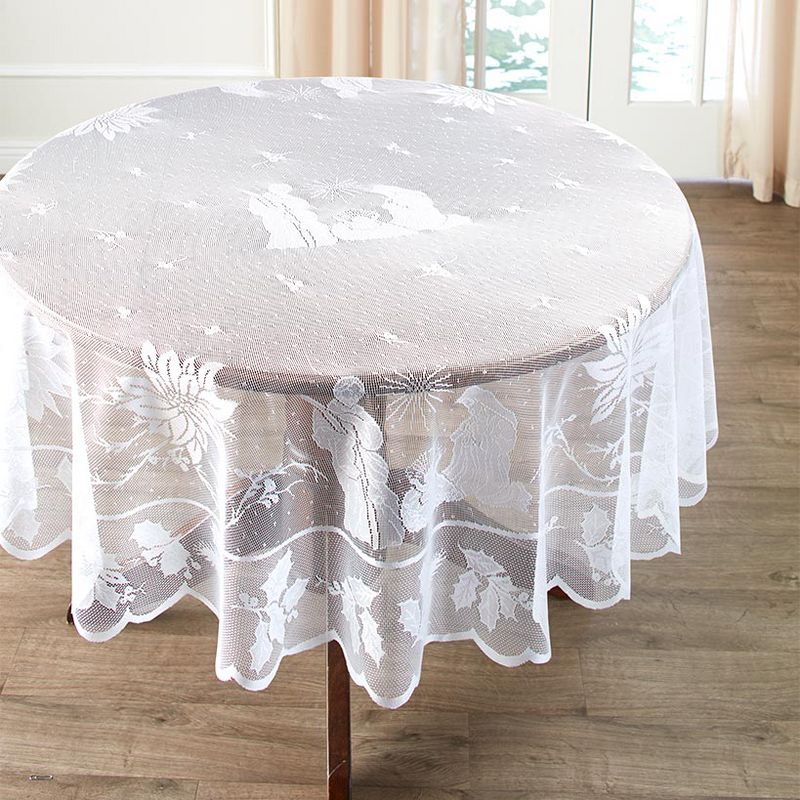 The Lakeside Collection Silent Night Lace Tablecloths, 1 of 3