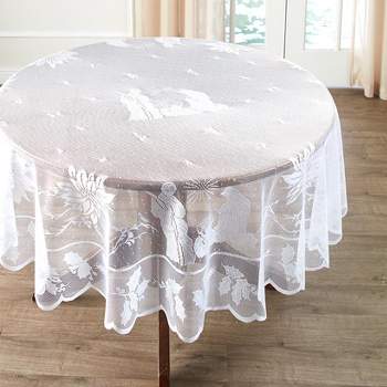 The Lakeside Collection Silent Night Lace Tablecloths