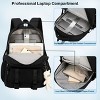 School Backpack for Teen Girls Women College Laptop Backpacks 3 Pcs Kids Cute Bookbag - 3 of 4