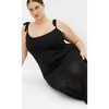 Women's Plus Size Sweet Crochet Dress - black | CITY CHIC - 2 of 4
