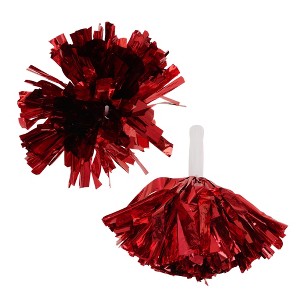 Unique Bargains Handle Game Cheer Pom Poms 1 Pair - 1 of 4
