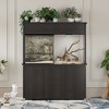 Famapy Multifunctional Black Storage Cabinet for Reptile Terrariums - Adjustable Setup for Various Heights - 2 of 4